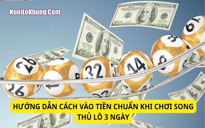 Anh em cần vào tiền phù hợp để tối ưu hóa lợi nhuận khi nuôi song thủ lô khung 3 ngày